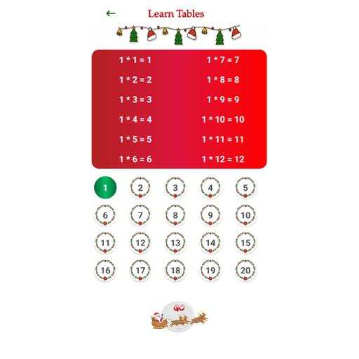 Christmas Math's Application screenshot 1