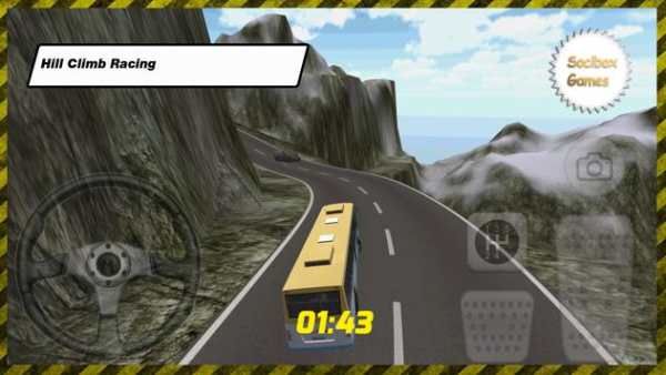 Rocky Bus Hill Climb Racing screenshot 4