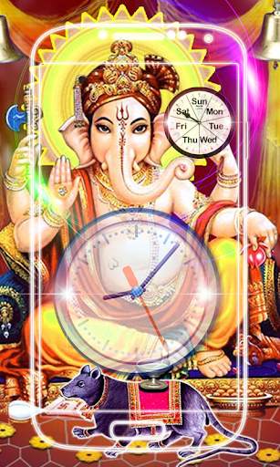 Ganesh Clock Live Wallpaper screenshot 6