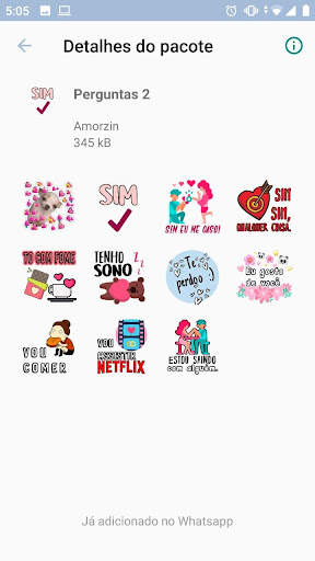 Figurinhas de amor WASticker screenshot 4