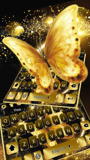 Golden Butterfly Keyboard screenshot 1