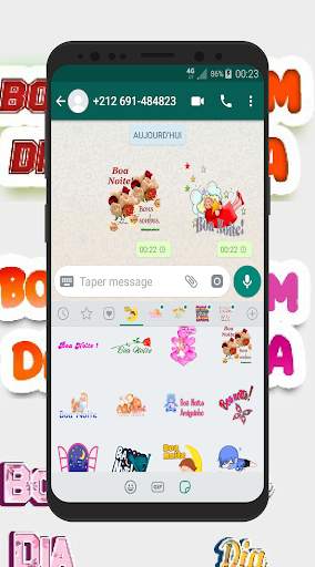 Figurinhas de Bom Dia e Boa Noite- WAStickerApps screenshot 13