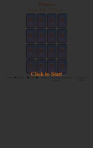 Memory Game - Princesses screenshot 9