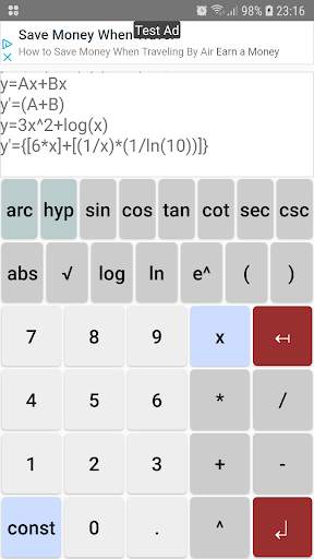 Derivatives Calculator скриншот 2