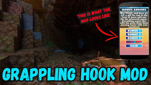 Grappling Hook Mod Minecraft screenshot 2
