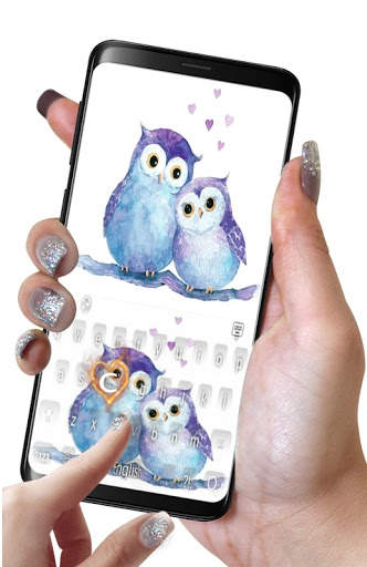 Cute Owl Love keyboard🦉 स्क्रीनशॉट 4
