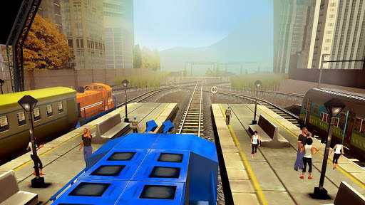 Train Trò chơi 3D 2 cầu thủ screenshot 1
