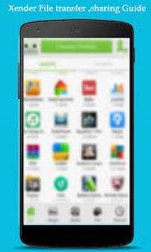 Xender Guide-App Sharing screenshot 1