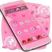 Cute Pink Hearts Launcher 1.264.1.22