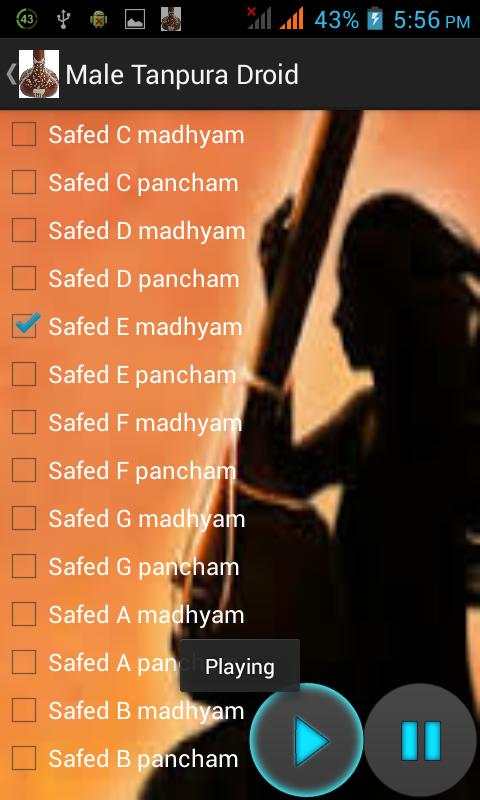 Male Tanpura Droid screenshot 3