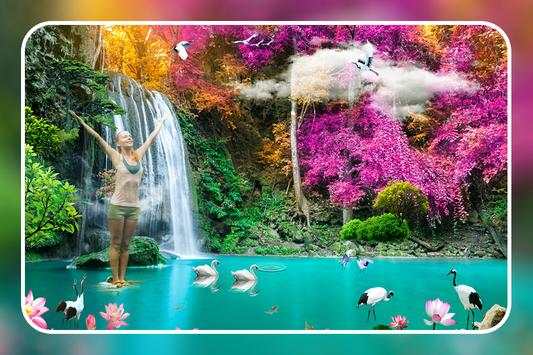 Waterfall Photo Frames : Cut Paste Photo Editor screenshot 1