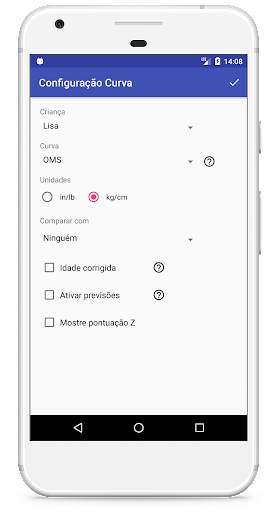 Curvas de Crescimento Criança screenshot 7