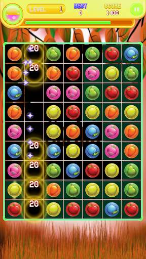 Bubble Fruits match 3 screenshot 2