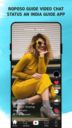 Guide for roposo- status chat video guide app screenshot 1