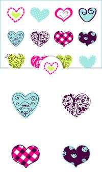 Sweet Cute Love Heart Stickers screenshot 2