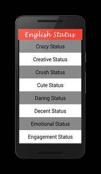 English Status screenshot 2