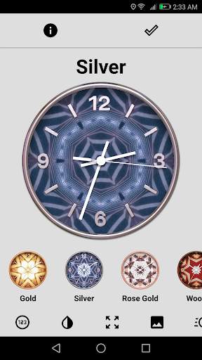 Kaleidoscope Clock Live Wallpaper screenshot 5