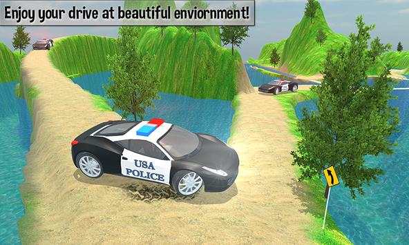 Police Car Driver Offroad 2018 screenshot 4