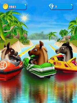 My Little Unicorn Runner - Pony Jetski Simulator screenshot 12