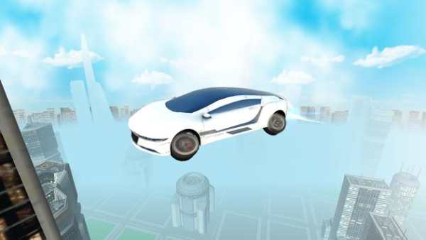 Futuristic Flying Car Driving screenshot 2