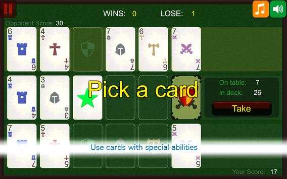 Cards Mini-game स्क्रीनशॉट 3