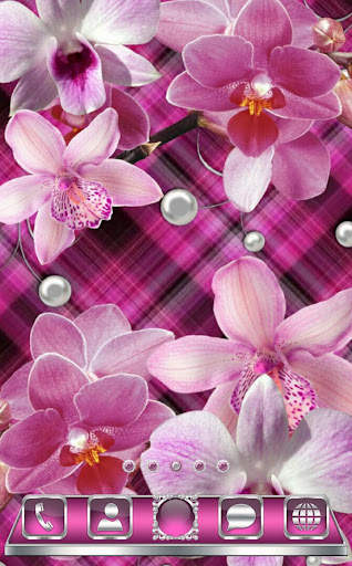 Orchids Go Launcher  theme screenshot 1