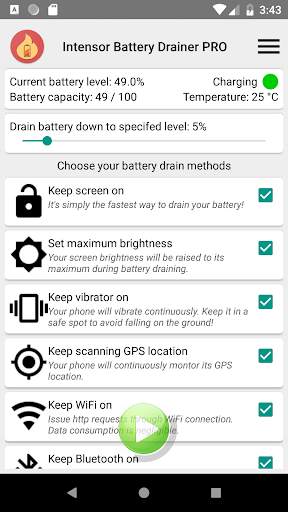Intensor Battery Drainer PRO 1 تصوير الشاشة