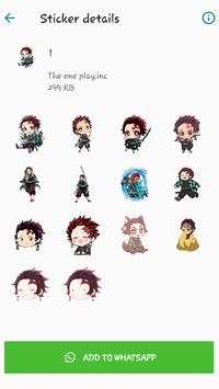 Demon Hunter Slayer stickers for Whatsapp screenshot 2