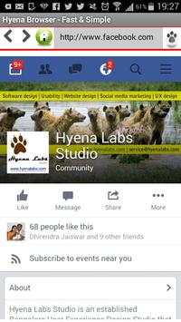 Hyena Browser - Fast & Simple screenshot 11