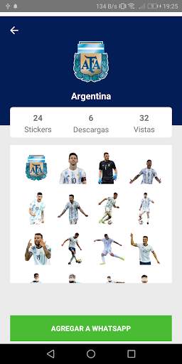 ⚽ America Cup Stickers for WhatsApp WAStickerApps screenshot 3