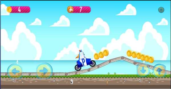 robotcar police racing speed screenshot 2