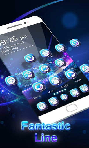 Fantastic GO Launcher Theme screenshot 1