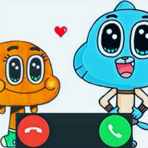 Gumball Darwin fake call icon