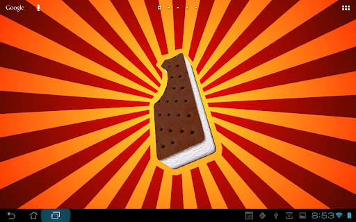 Ice Cream Sandwich 3D Live Wallpaper screenshot 3