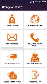 Orange All Codes screenshot 1