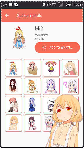 Loli Kawaii Sticker WA screenshot 3