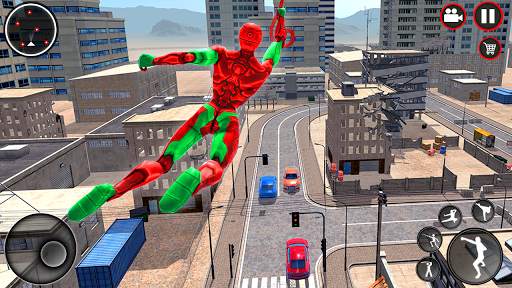 Mutant Spider Rope Hero : Flying Robot Hro Game screenshot 1