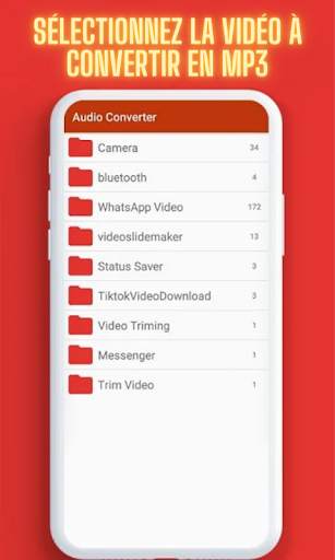Convertisseur Vidéo en Mp3 - Convertisseur Audio screenshot 2