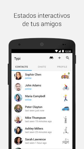 Typi Messenger screenshot 1