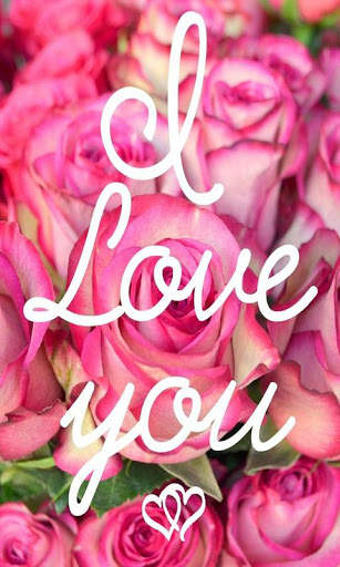 Romantic Images I Love You Roses And Flowers Gif screenshot 1