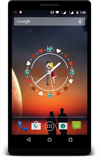 Love Clock Live Wallpaper screenshot 3