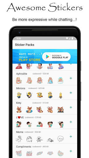 WhatsApp Stickers | WAStickerApps Free 3 تصوير الشاشة