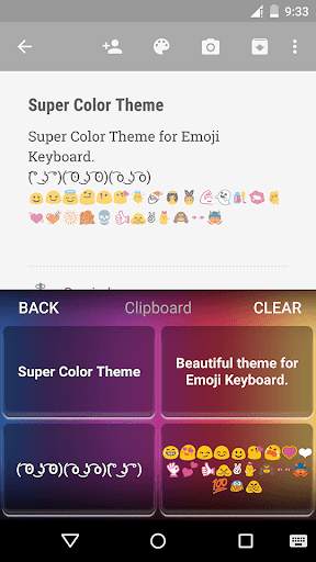 Super Color Emoji Keyboard screenshot 4