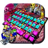 Rock Graffiti Keyboard Theme 10001005