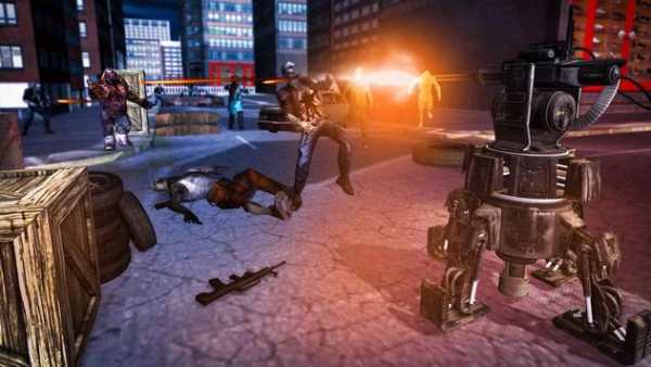 City Survival Shooter - Pertahanan Zombie screenshot 2