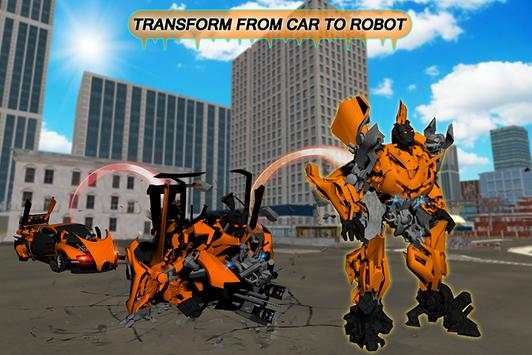 Tetra Shark Robot Transform Eagle Car screenshot 1