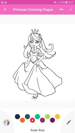 Princess coloring pages 🌈🌈 - OFFLINE screenshot 7