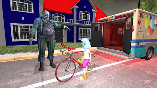 clown head haunted house granny game clown games screenshot 4