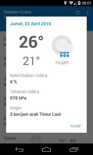 Ramalan Cuaca screenshot 7