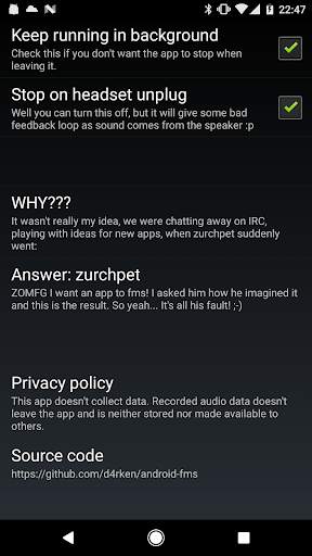 FMS - Audio delay screenshot 2